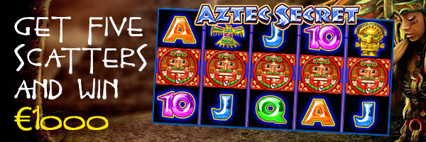 Win 1000 op Aztec Secrets bij Polder Casino